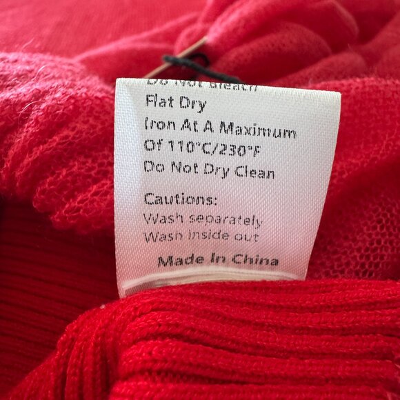 Commense Mock Neck Pleated Panel Sweater Dress NWT, Size S - Picture 17 of 17